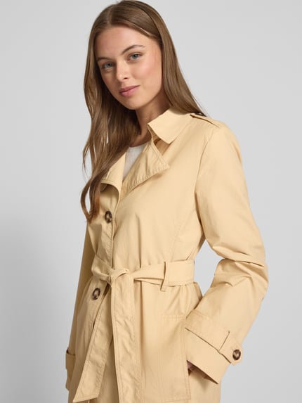 Christian Berg Woman Selection Trenchcoat mit Bindegürtel Sand 3