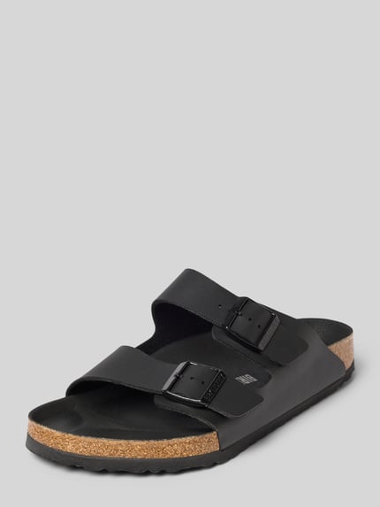 Birkenstock Klapki z szerokimi paskami model ‘ARIZONA’ BLACK 1