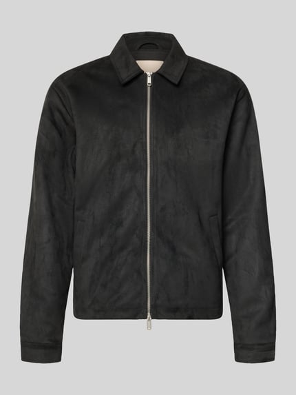 ONLY & SONS Bomberjacke mit Zweiwege Reißverschluss Black 2