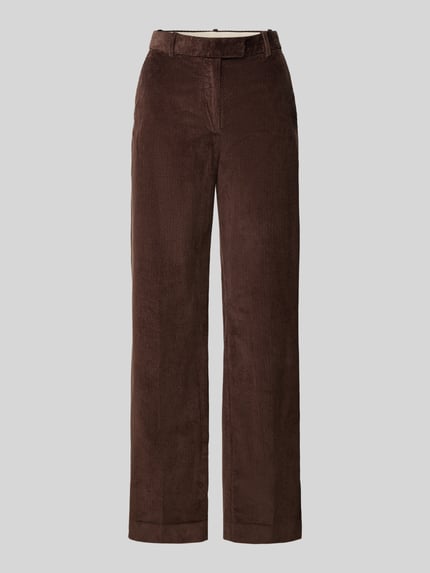 GANT Regular Fit Cordhose mit Gürtelschlaufen Dunkelbraun 1