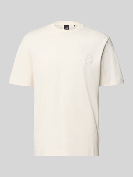 Regular Fit T-Shirt aus reiner Baumwolle Modell 'C-TAMES 03' Shop The Look MANNEQUINE