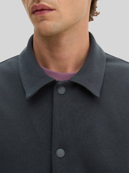 Marc O'Polo Regular Fit Hemdjacke aus Baumwoll-Mix  Marine 3