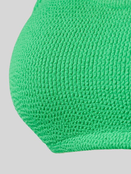 Banana Moon Top bikini z detalem z logo model ‘JUSTIN’ Neonowy zielony 2