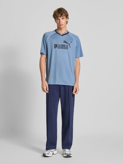 PUMA Performance Koszulka z nadrukiem z logo Jasnoniebieski 1