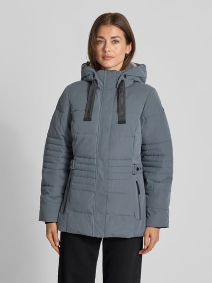 G.I.G.A. DX Jacke mit Kapuze und Label-Patch Rauchblau 4