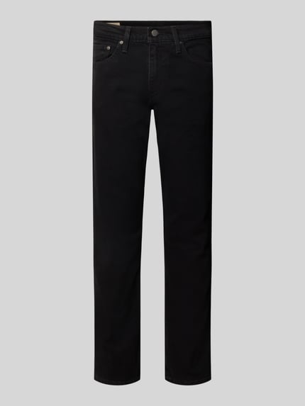 Produktfoto, zwarte slim fit jeans met rechte pijpen en fijne textuur van katoen-lyocellmix, Slim Fit Jeans aus Baumwoll-Lyocell-Mix Modell '511® SLIM' van levi's®, heren slim fit jeans van levi's®