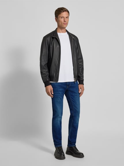 PME Legend Relaxed fit jeans met labelpatch Jeansblauw - 1