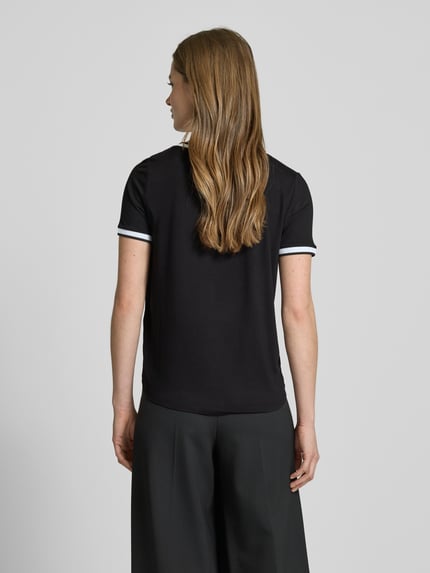 MORE & MORE T-Shirt mit Rundhalsausschnitt Black 5