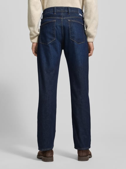 Brax Jeans o kroju comfort fit z kieszeniami wpuszczanymi model 'Clint' Ciemnoniebieski 5
