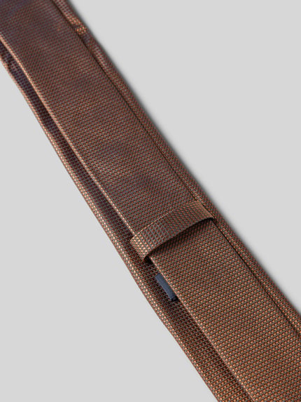 Willen Seidenkrawatte in klassischer Form (6 cm) Camel 3