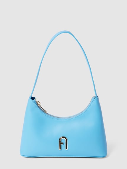 FURLA Handtasche mit Label-Detail Modell 'DIAMANTE' Aqua 2
