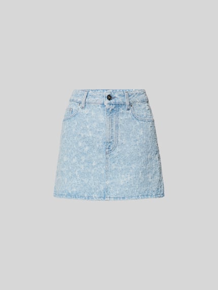 Rabanne Minirok in denimlook Lichtblauw - 2