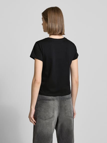 REVIEW T-shirt zdobiony kamieniami Czarny 5