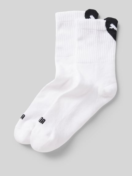 PUMA Sokken met labeldetail in een set van 2 paar Wit - 1
