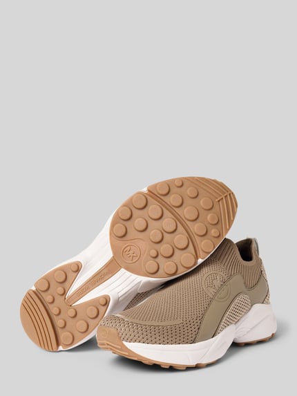 MICHAEL Michael Kors Slip-on-Sneaker mit Label-Detail Modell 'SAMI' Taupe 4