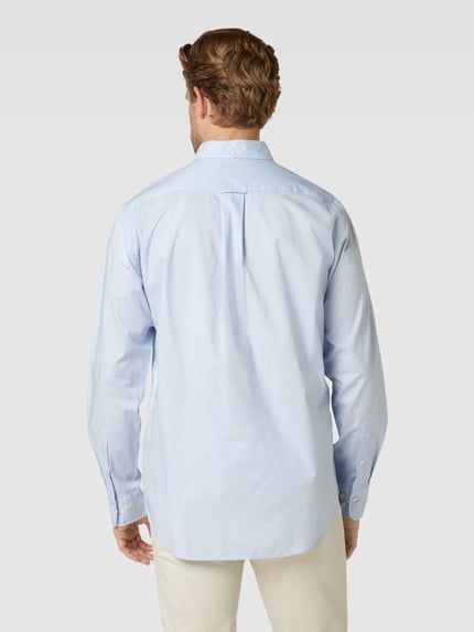 GANT Regular Fit Freizeithemd mit Brusttasche Modell 'POPLIN' Hellblau 5