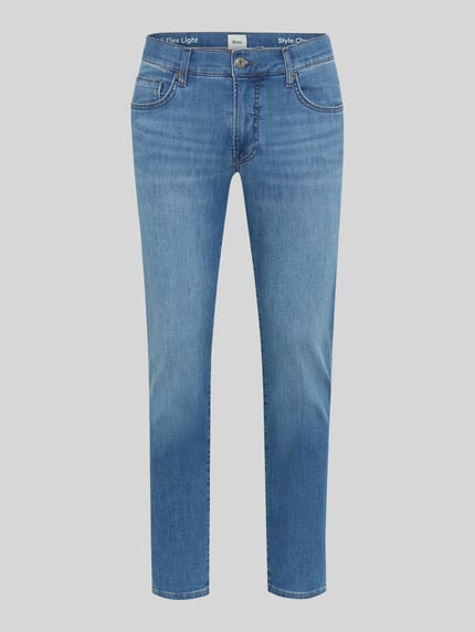 Brax modern fit jeans van katoenmix model 'Chuck' Jeansblauw - 2
