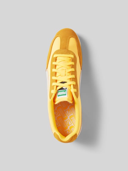 PUMA Sneakersy z detalem z logo Pomarańczowy 4