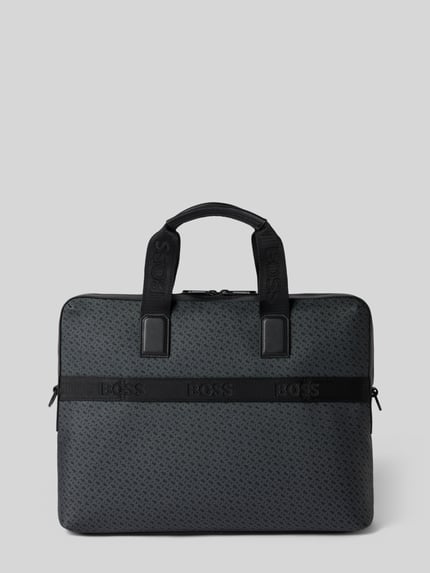 BOSS Laptoptasche mit abnehmbarem Schulterriemen Black 4