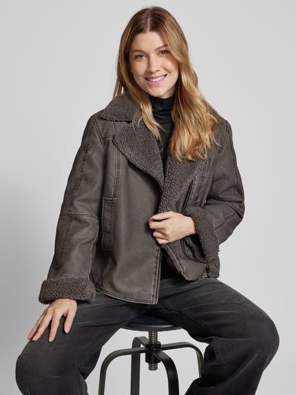 mbyM Jack in leerlook, model 'Sherlice' Antraciet - 3