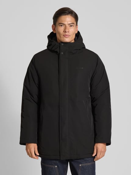 Les Deux Parka mit Stehkragen Modell 'Darius' Black 4