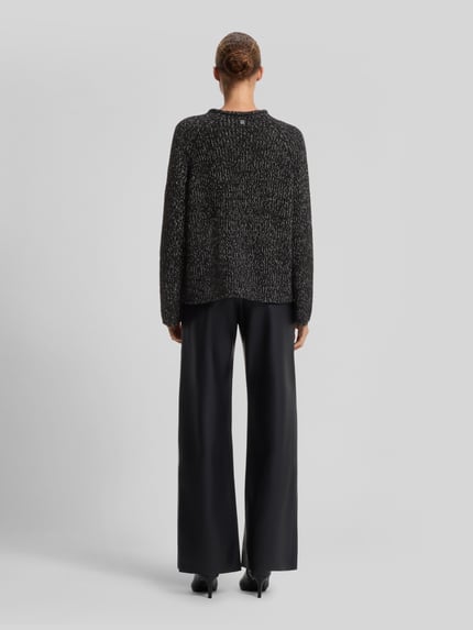 HUGO Regular Fit Pullover aus Woll-Alpaka-Mix Modell 'Selley' Black 5