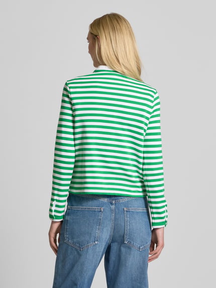 Polo Ralph Lauren Gebreide jacks met logostitching, model 'TERRY' Groen - 5