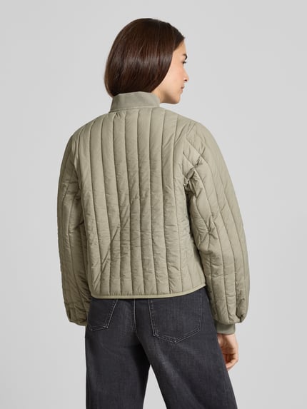 Rains Gewatteerd jack met knoopsluiting, model 'Banja Liner' Rietgroen - 5