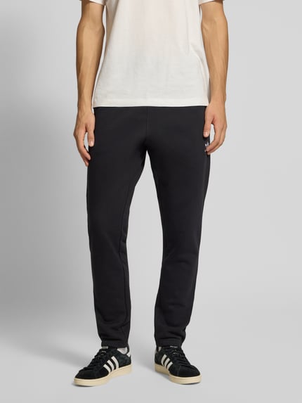 adidas Originals Slim Fit Sweatpants mit Logo-Stitching Black 4