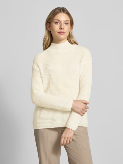 MM by Max Mara Comfort Fit coltrui met wol model 'TENNA' Offwhite - 4