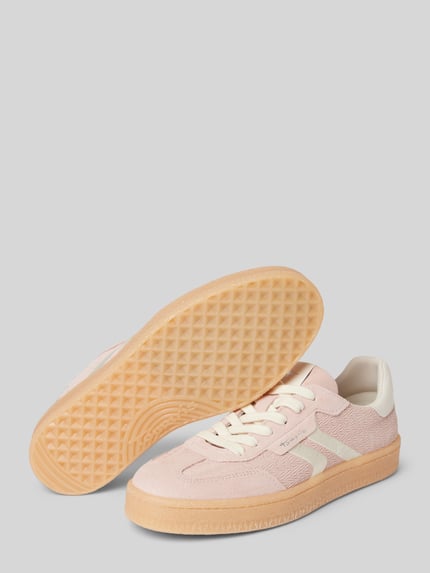 Tamaris Sneakers met labeldetails Lichtroze - 4