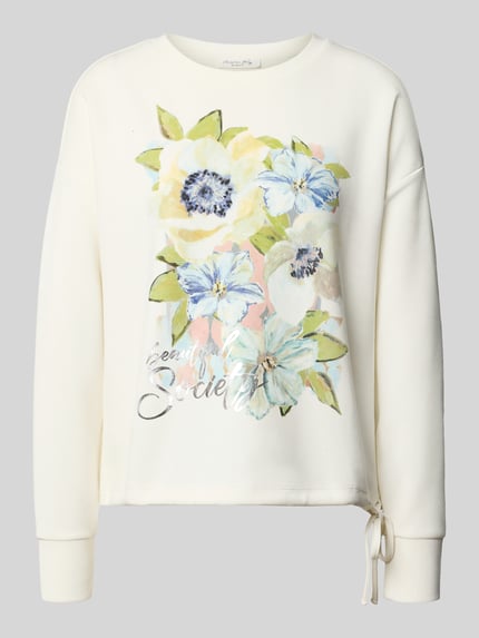 sweatshirt met tunnelkoord Shop The Look MANNEQUINE