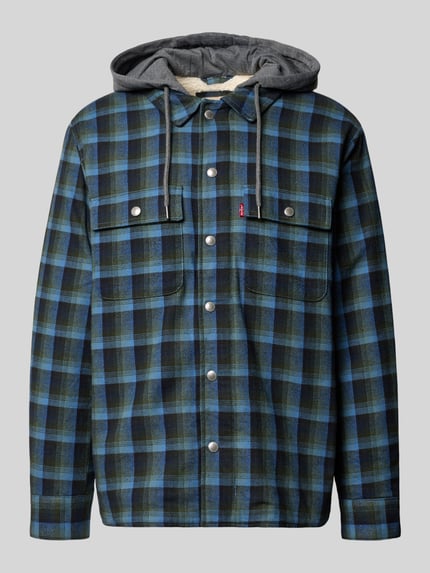 Levi's® Kurtka koszulowa o kroju regular fit z kapturem model ‘FRANCISCO’ Zielony 2