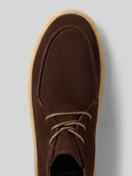 CG – CLUB of GENTS Schnürschuh aus Rindvelours mit Gummisohle Modell 'CG UMIT' Dunkelbraun 3