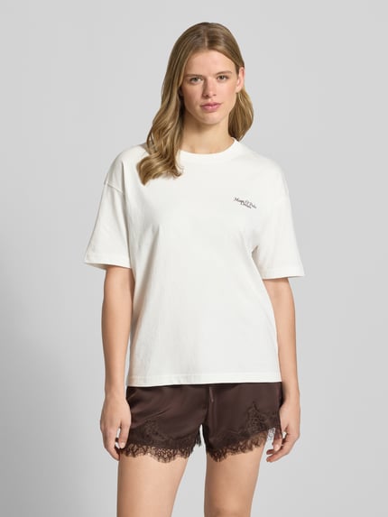 Marc O'Polo DENIM Regular-Fit T-Shirt aus reiner Baumwolle Offwhite 4