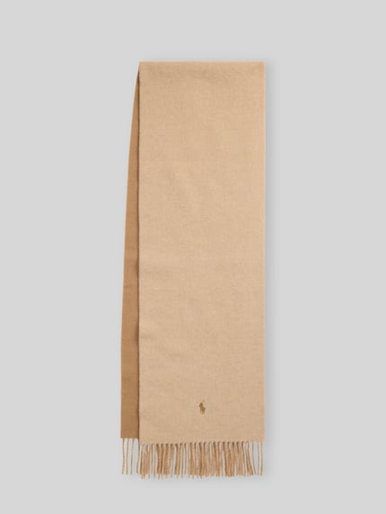 Polo Ralph Lauren Schal mit Fransenabschluss Camel 3