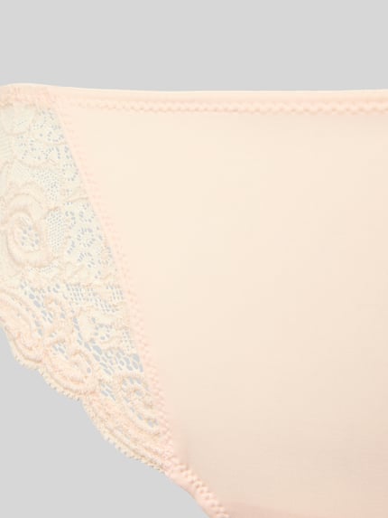 Marie Jo Slip met semi-transparante garnering, model 'Cyrile' Rosé - 2