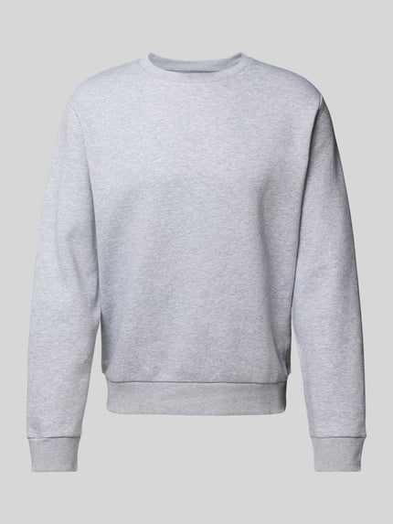 JACK & JONES Sweatshirt mit Rundhalsausschnitt Modell 'BRADLEY' Hellgrau Melange 2