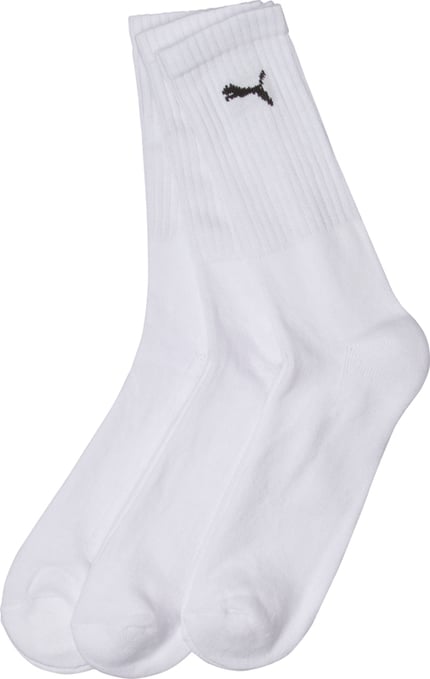 PUMA Sportsokken, set van 3 Wit - 3