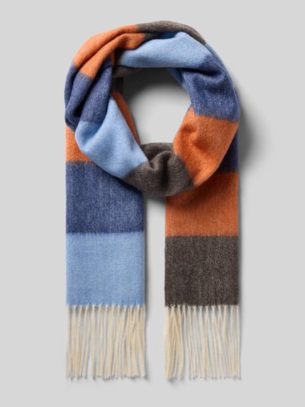 Ascot Wollschal mit Kaschmir-Anteil Orange 1