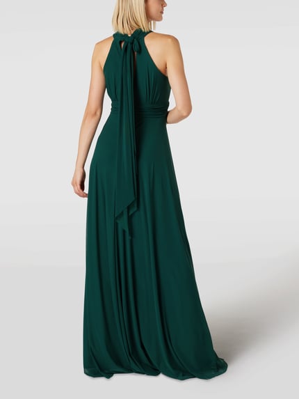 TROYDEN COLLECTION Abendkleid in Maxilänge mit Taillenpasse Smaragd 5
