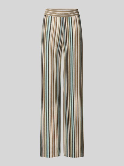 Produktfoto, Straight Fit stoffen broek met viscose van Cambio, model 'Allison', modalmix, tricotlook, elastische band, statement-stitching