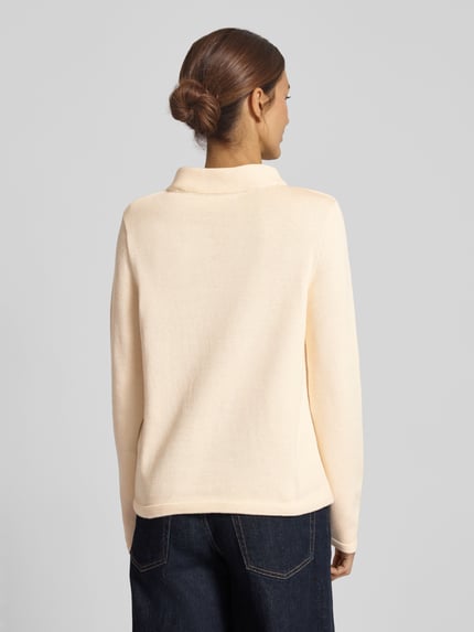 Marc O'Polo Regular Fit Strickpullover aus reiner Baumwolle Offwhite 5