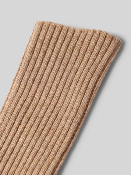 FALKE Socken aus Woll-Mix mit Kaschmir-Anteil Modell 'COSY' Beige 2