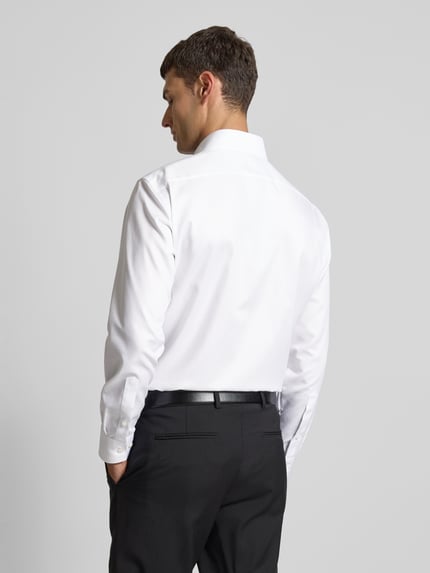 OLYMP Regular Fit Businesshemd mit Kentkragen Weiss 5