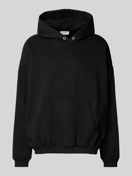 Weekday Hoodie mit Känguru-Tasche Modell 'Leon' Black 2