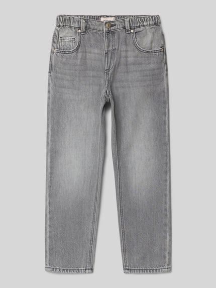 ONLY Straight fit jeans van puur katoen, model 'VALENTINE' Middengrijs - 1