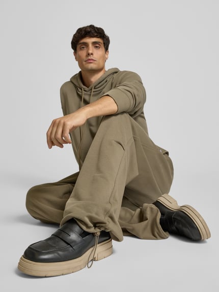 MM6 Maison Margiela Sweatbroek met elastische band Beige - 3