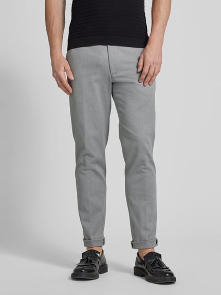 CINQUE Slim Fit Stoffhose mit Stretch-Anteil Modell 'CiBrody' Hellgrau 4