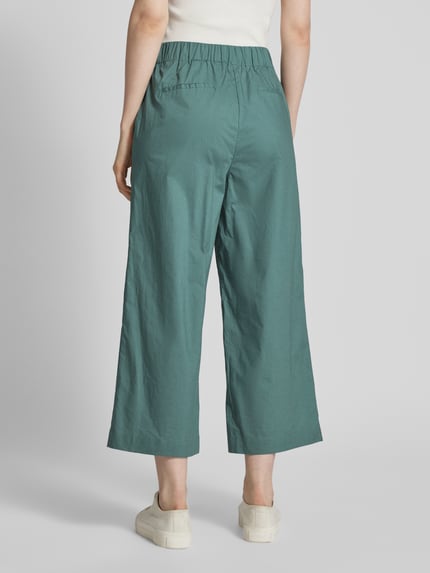 Jake*s Studio Woman Broek met verkorte pasvorm en elastische band Lagune - 5